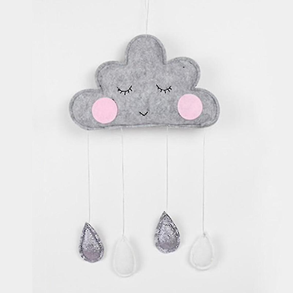 Clouds Wall Hanging Room Decorations Gray