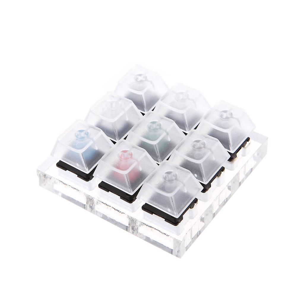 9 Switches Testing Kit for Cherry MX Mechanical Keyboard Switch Tester Clear