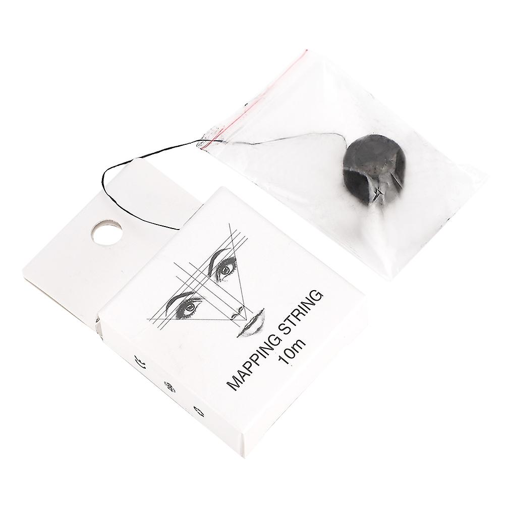 10m Pre Inked Mapping String Microblading Eyebrow Marker Thread Line ToolPre Inked Mapping String