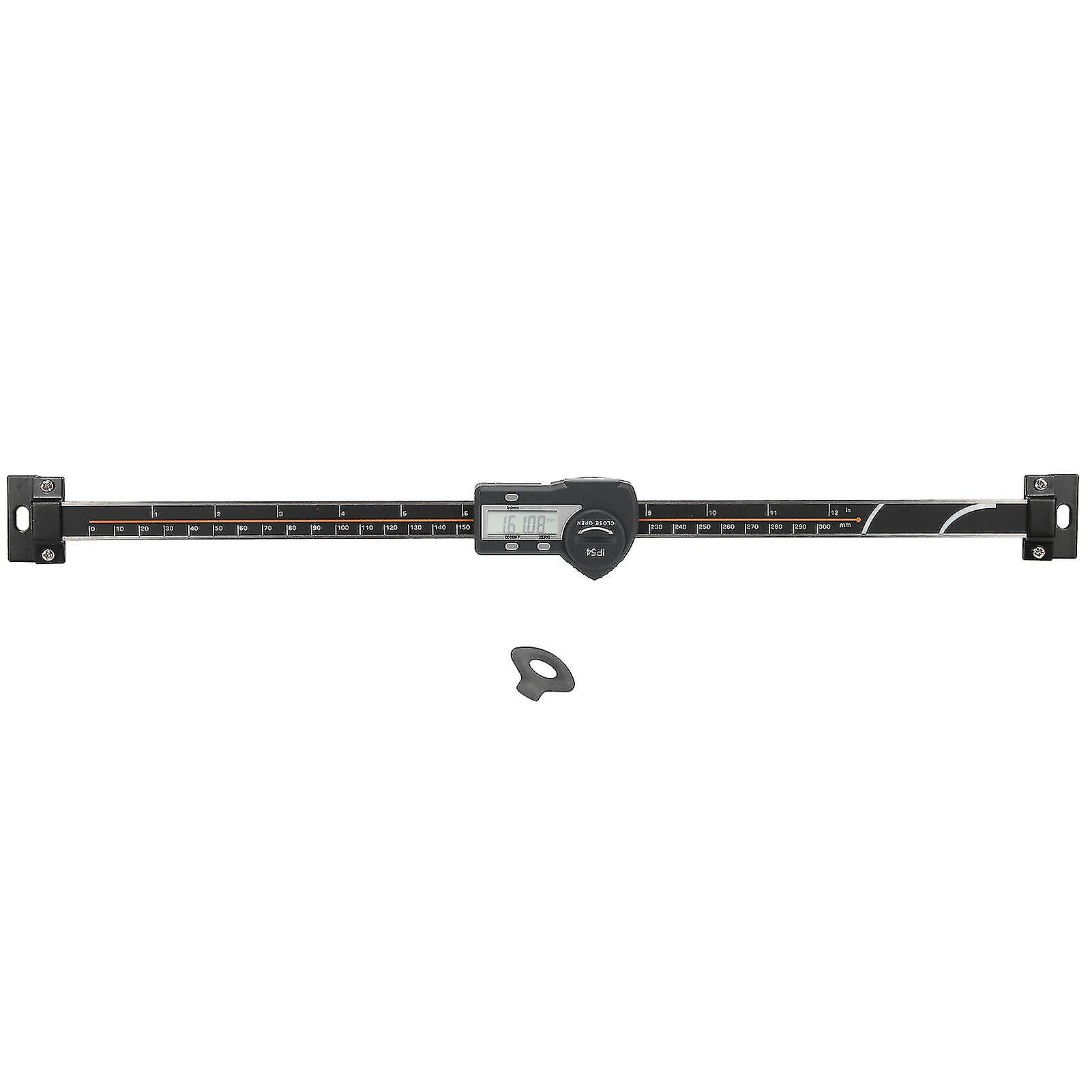 Digital Display Ruler Horizontal Remote Readout Gauge Lathe Assembly  Measuring Tool 0300mm