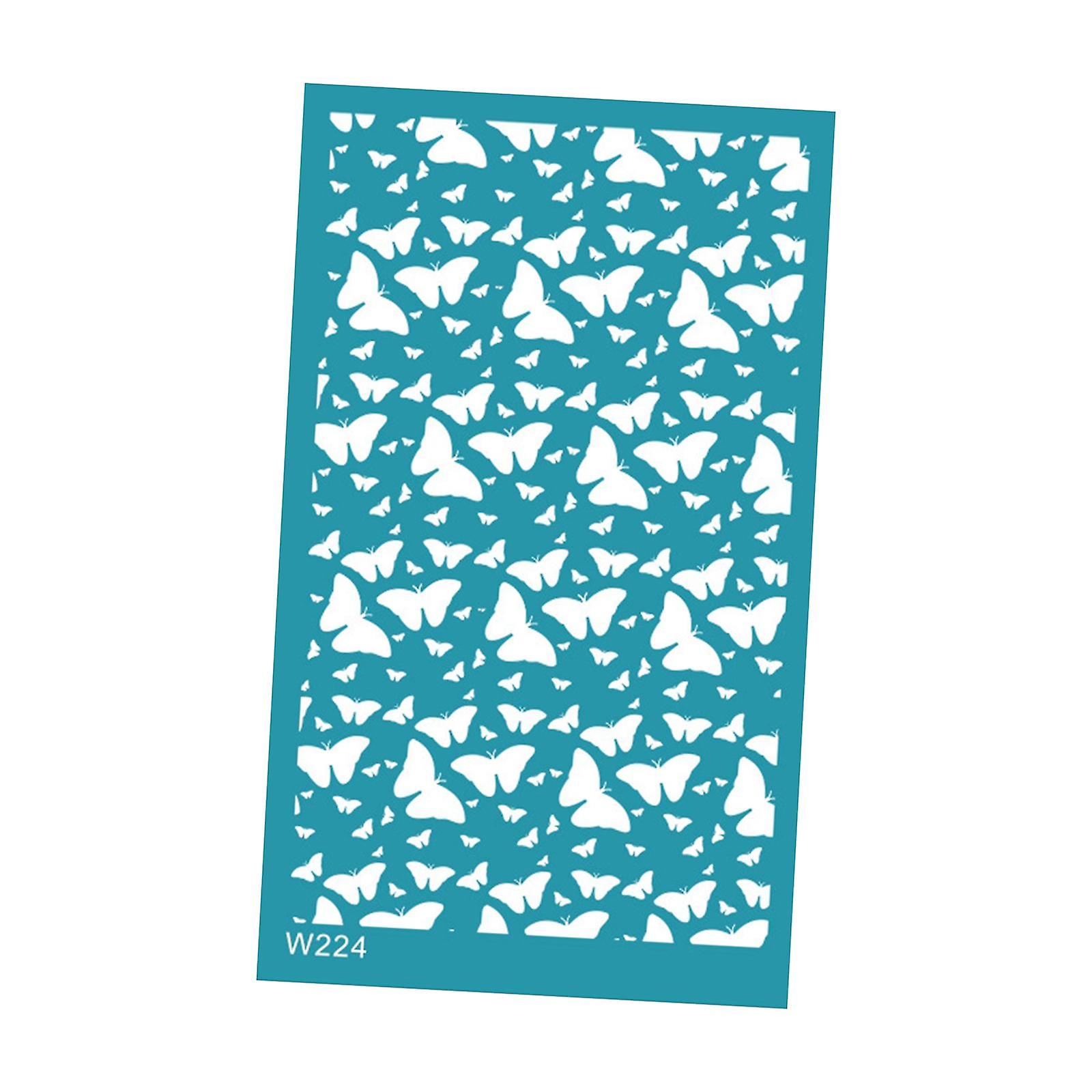Silk Screen Stencils for Polymer Clay Reusable for Earrings Jewelry Making Style X