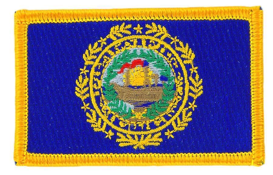 Patch Ecusson Brode Flag New Hampshire Thermocollant USA Americain USA