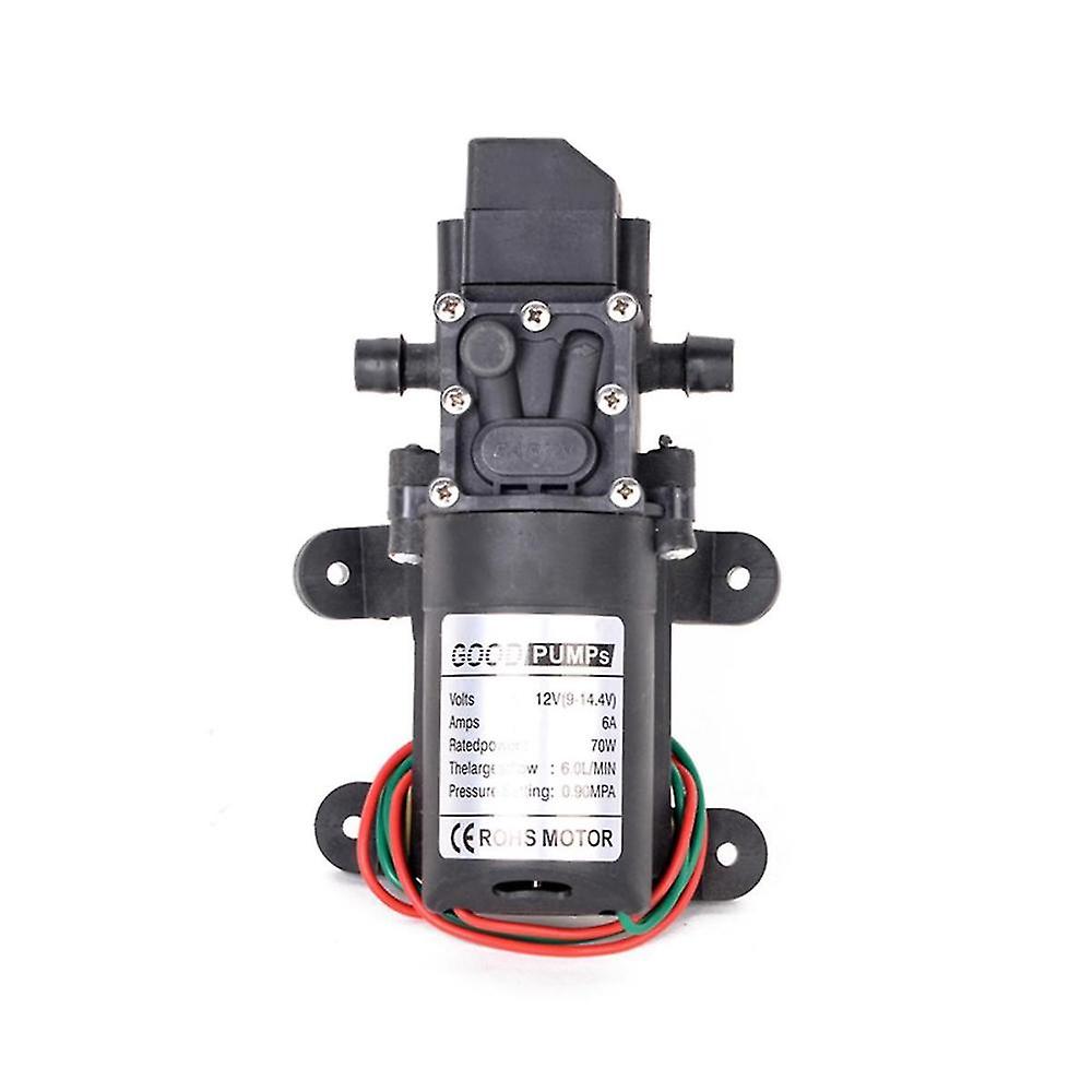 1pcs Automatic Flow Switch 6l/min Dc12v 70w 130psi Auto Diaphragm Water Pump Self Priming Pumps, St
