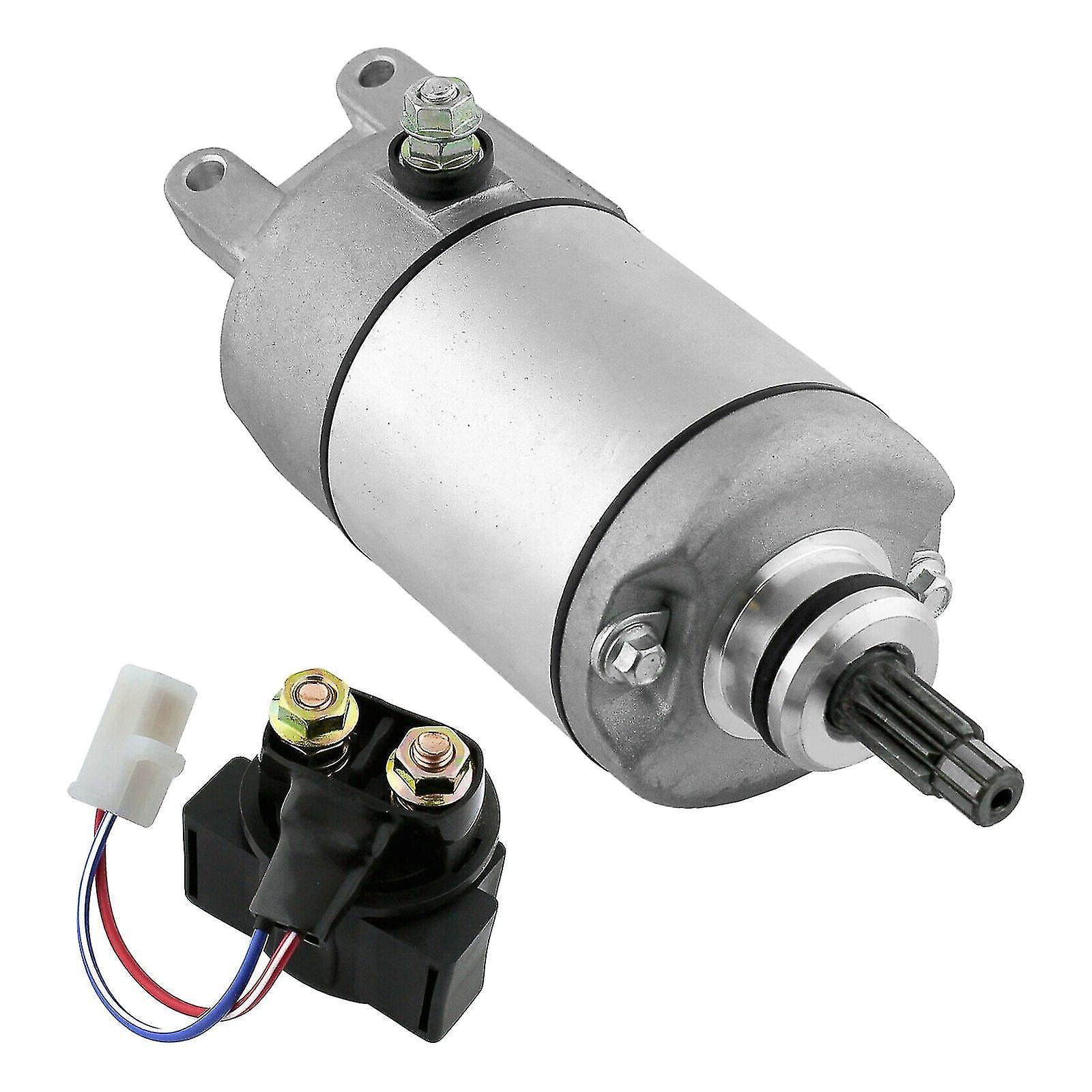 Starter Automotive Componentse Assembly Car Replacement 12 Volt Parts With Relay Solenoid Fit For Honda Fourtrax 300