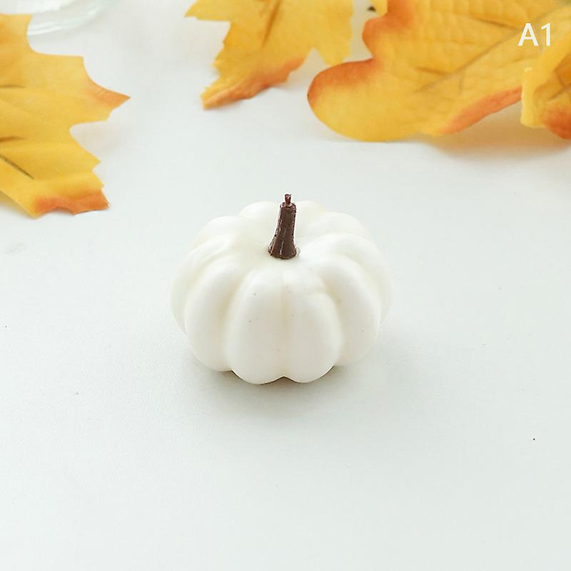 1 Pcs Mini Artificial Halloween Pumpkin Decor Simulation Vegetable Diy Craft Halloween Home Party Decoration Props Farmhouse Harvest