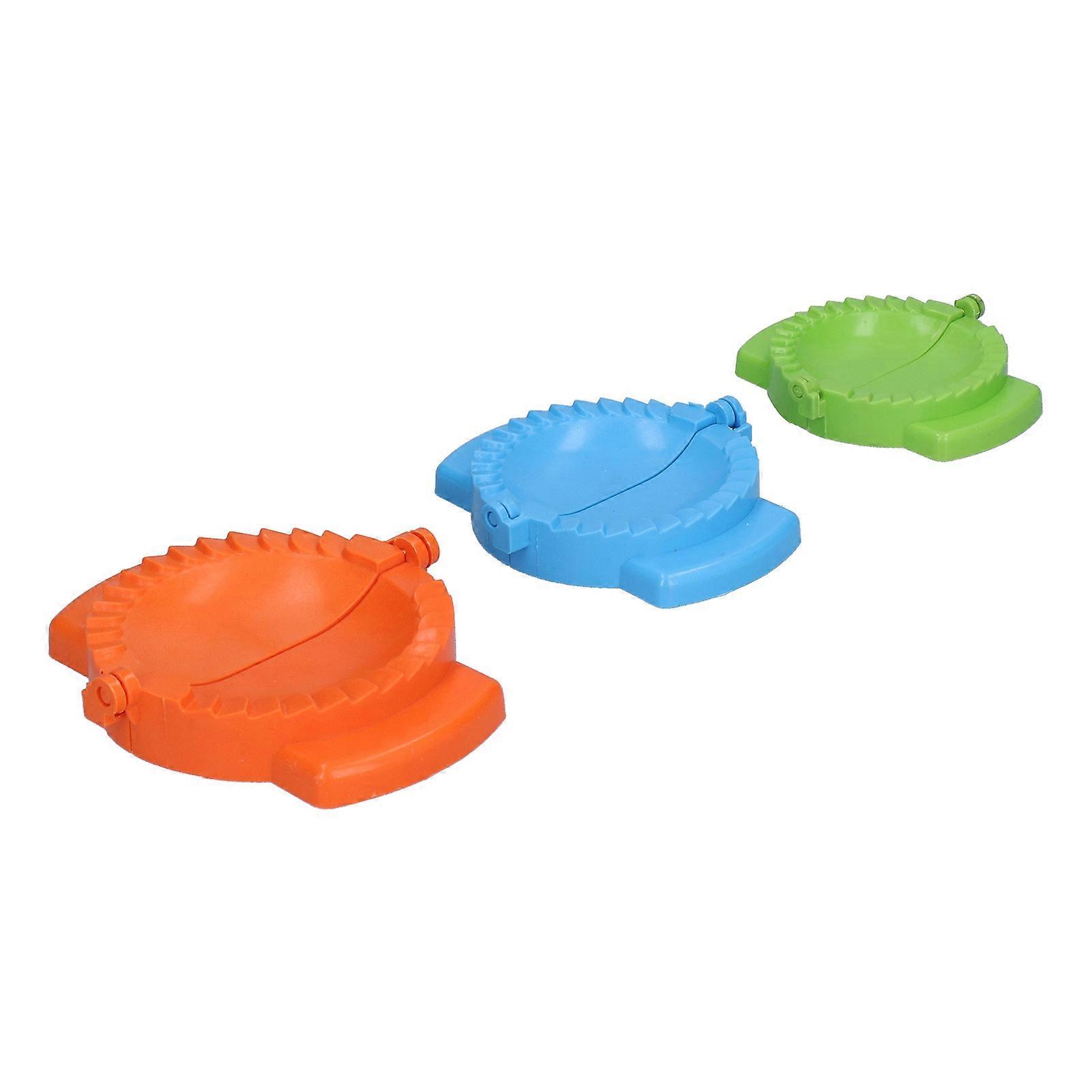 3Pcs/Set Plastic Dough Press Mold Dumpling Pies Pirogi Maker Mold Tool for Kitchen Use