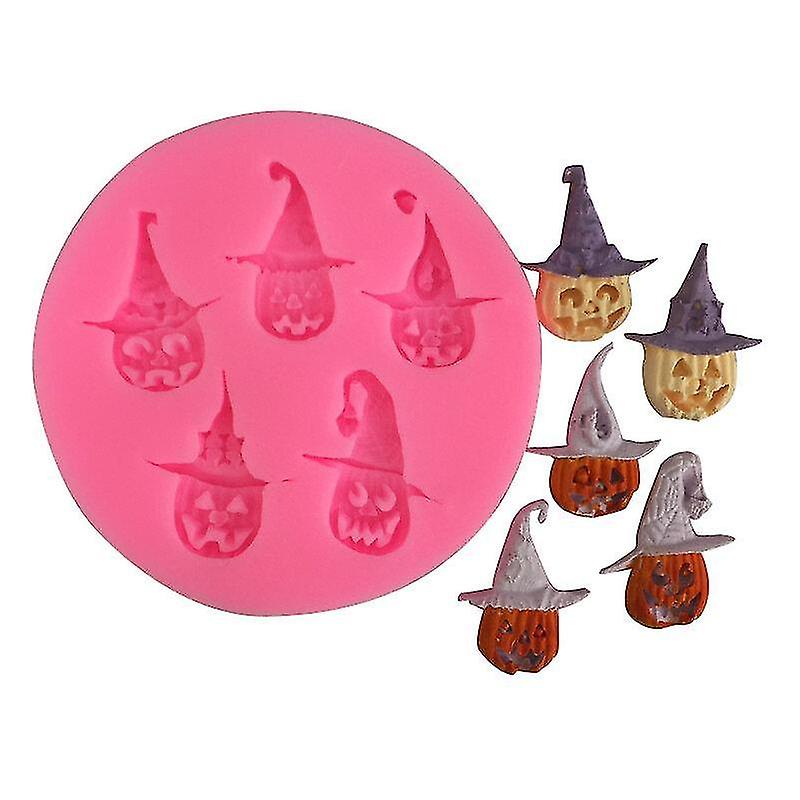 ケーキパンモールド新しいハロウィーンカボチャの形をした香りの石膏モールド2個