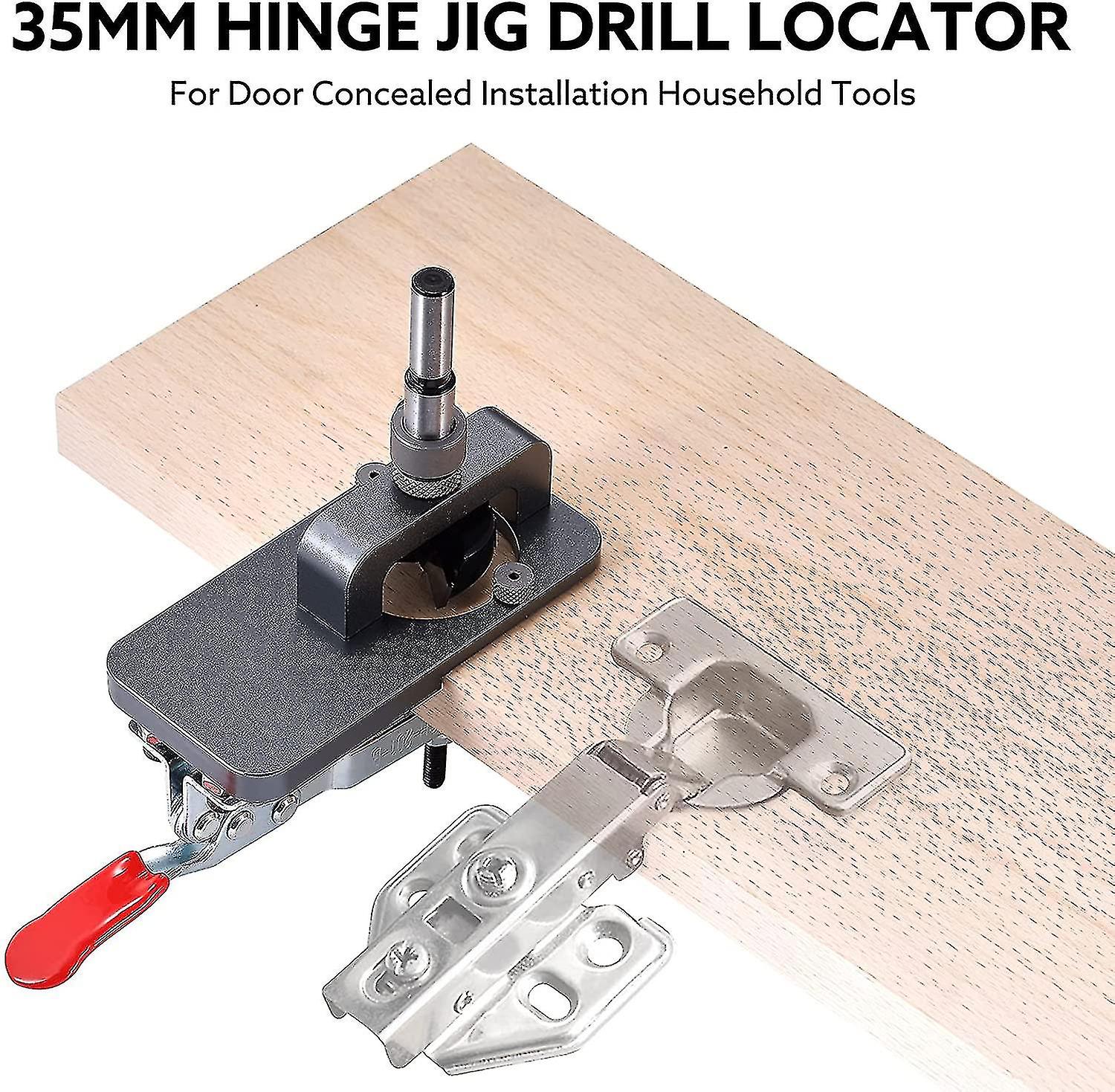 المفصلي Jig 35mm فتحة حفرة، 35mm مجلس الوزراء المفصلي Jig حفر حفرة Puncher دقيقة