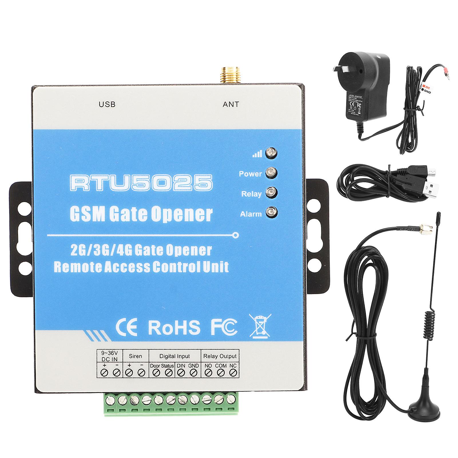 RTU5025 GSM Gate Opener | Wireless Remote Access Controller | Supports 999 Users