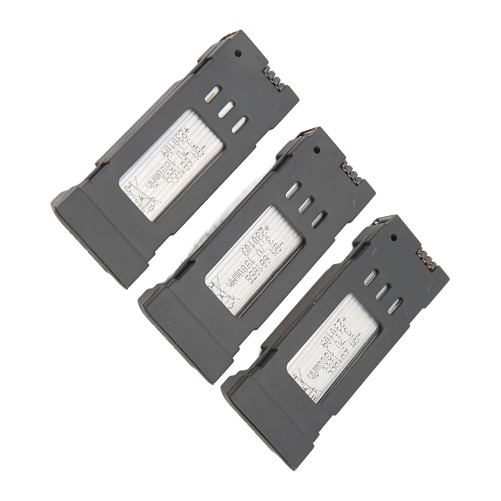 3pcs RC Plane Lithium Battery With 3 In 1 Charging Cable For E58 L800 JY019 S168 RC Aircraft 1800mah 