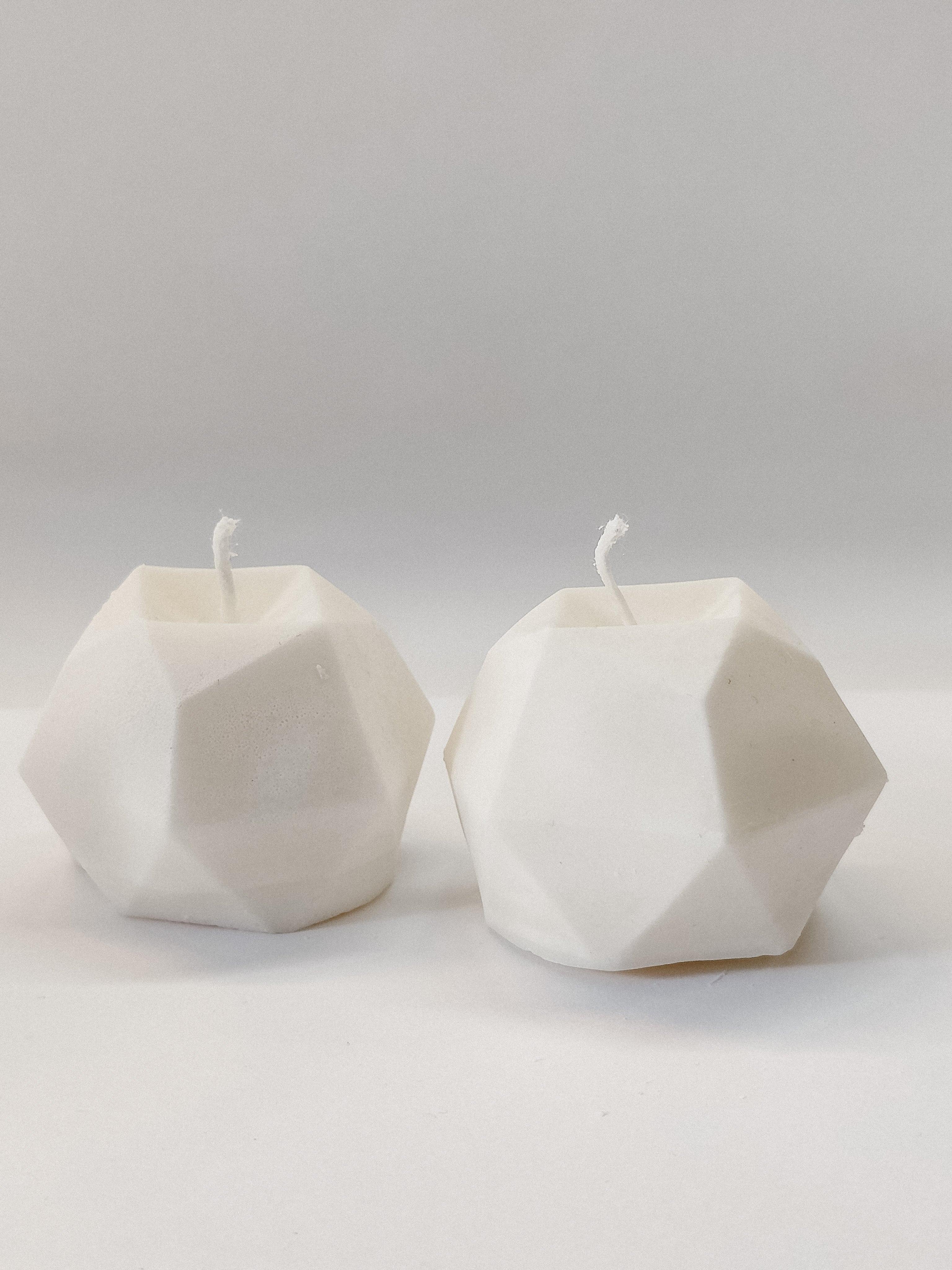 Set Van 2 Geometrische Kaarsen