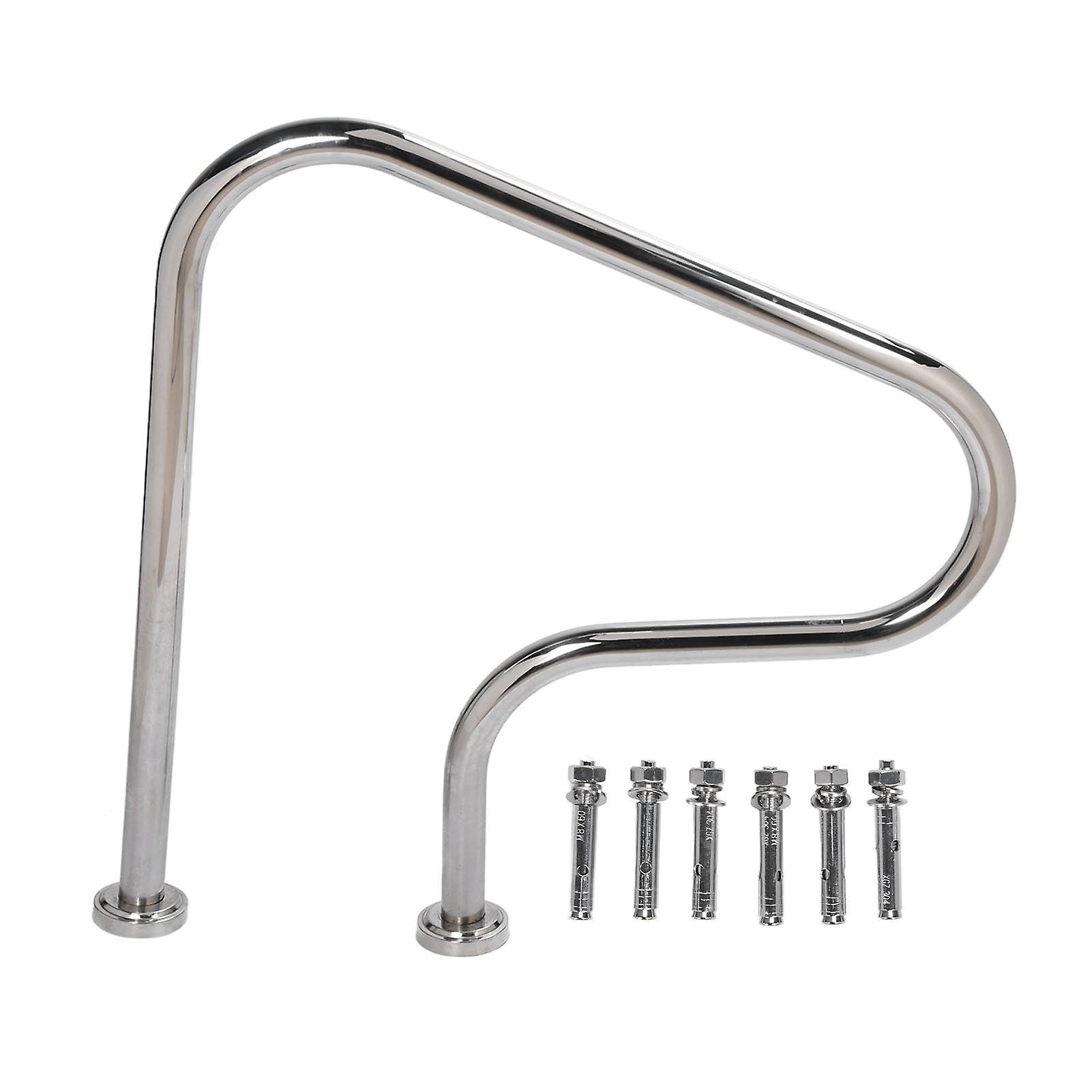 Swimming Pool Stair Rail Stainless Steel Pool Stair Rail Thickened Arc Shaped Underwater HandrailST003