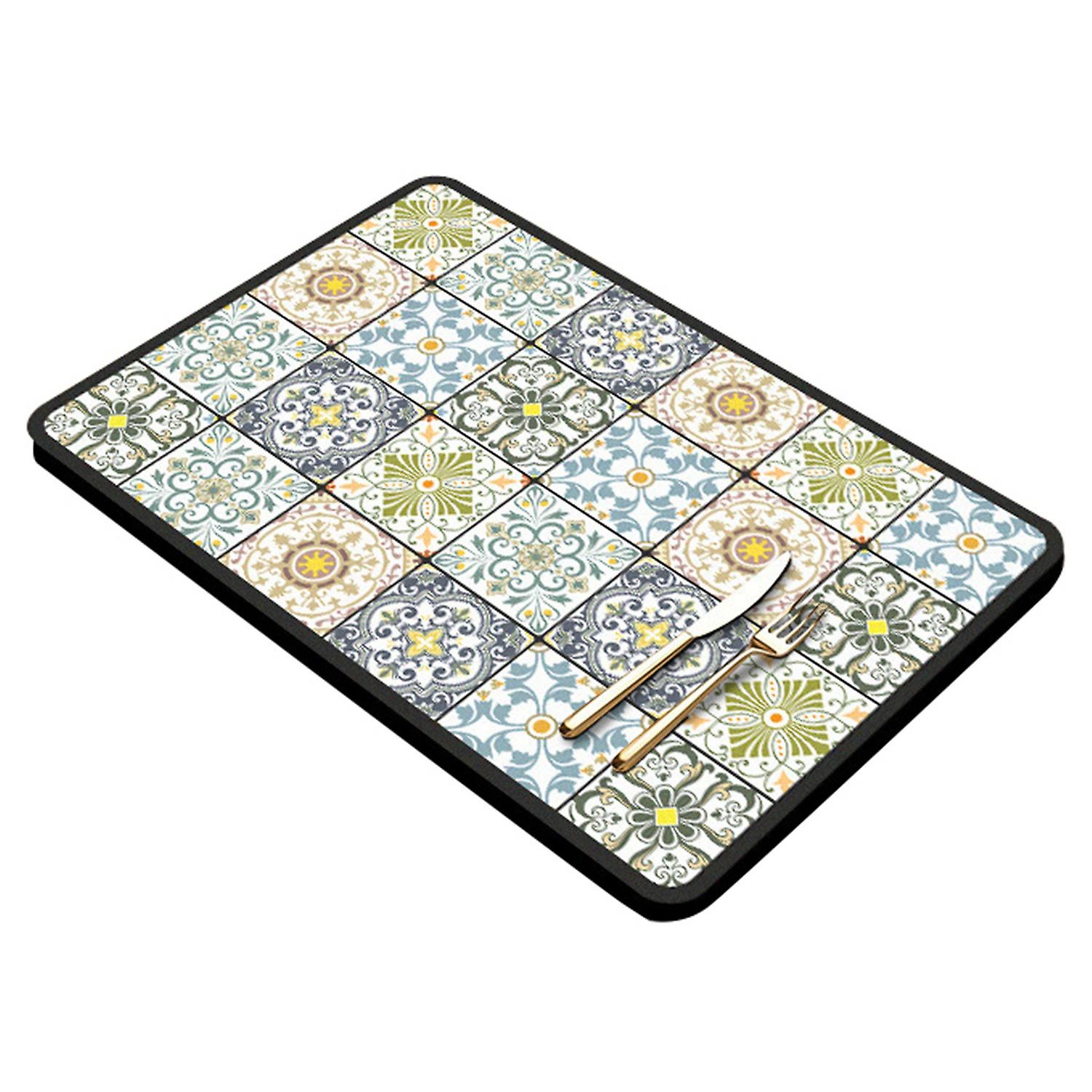 Countertop Draining Mat Non-slip Anti-fouling Water Absorption Keep Dry Anti-scalding Fantasy Diatom