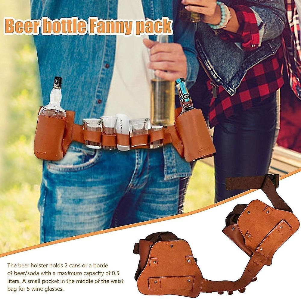 Beer Belt BigMouth Inc Beer Carrier Fanny Pack, Adjustable Waist