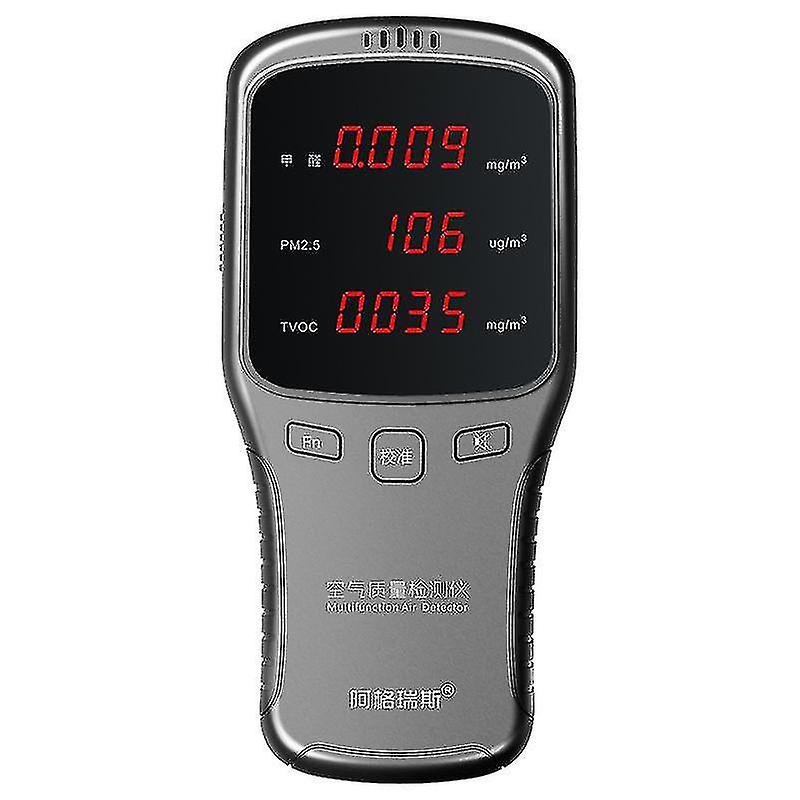 Digital Formaldeyde Detector Handled Air Quality Monitor Hcho Tvoc Pm1.0 Pm2.5 Pm10 Detector Multifunctional Gas Analyzer
