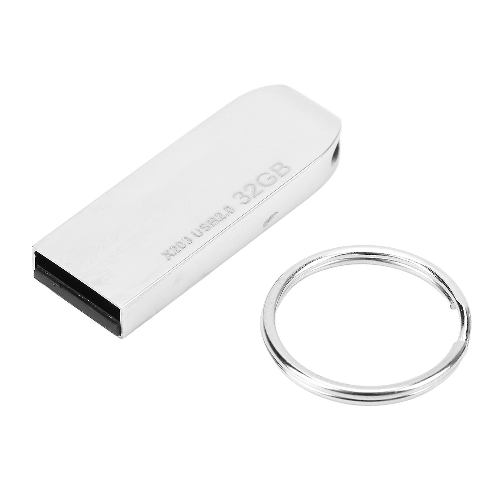 Zinc Alloy USB 2.0 Flash Drive - Fast, Secure, and Durable with Plug and Play Convenience