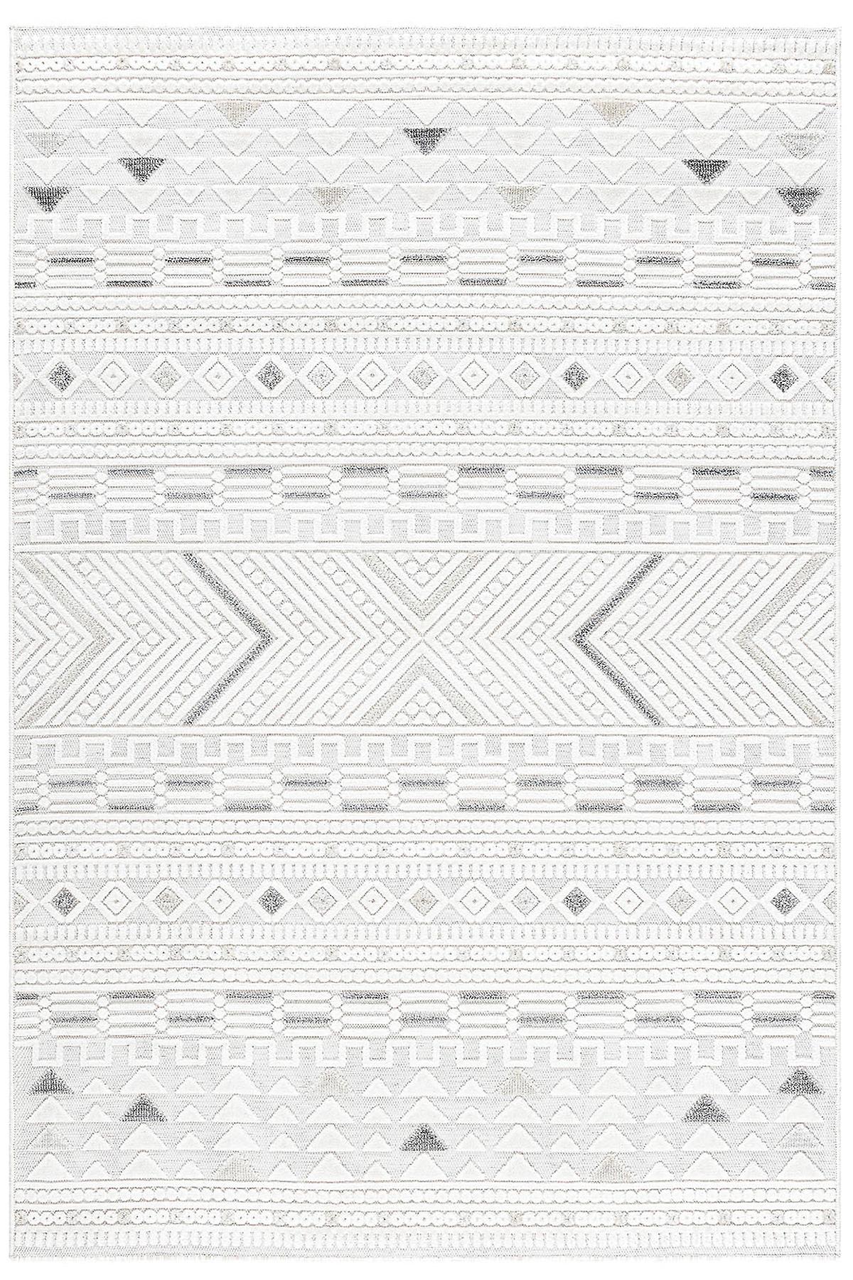 Koza Home Sand Cream Gray Machine Washable Foldable Easy to Clean Carpet 65550A, Machine Washable Carpet, High-Quality Carpet, Soft Carpet