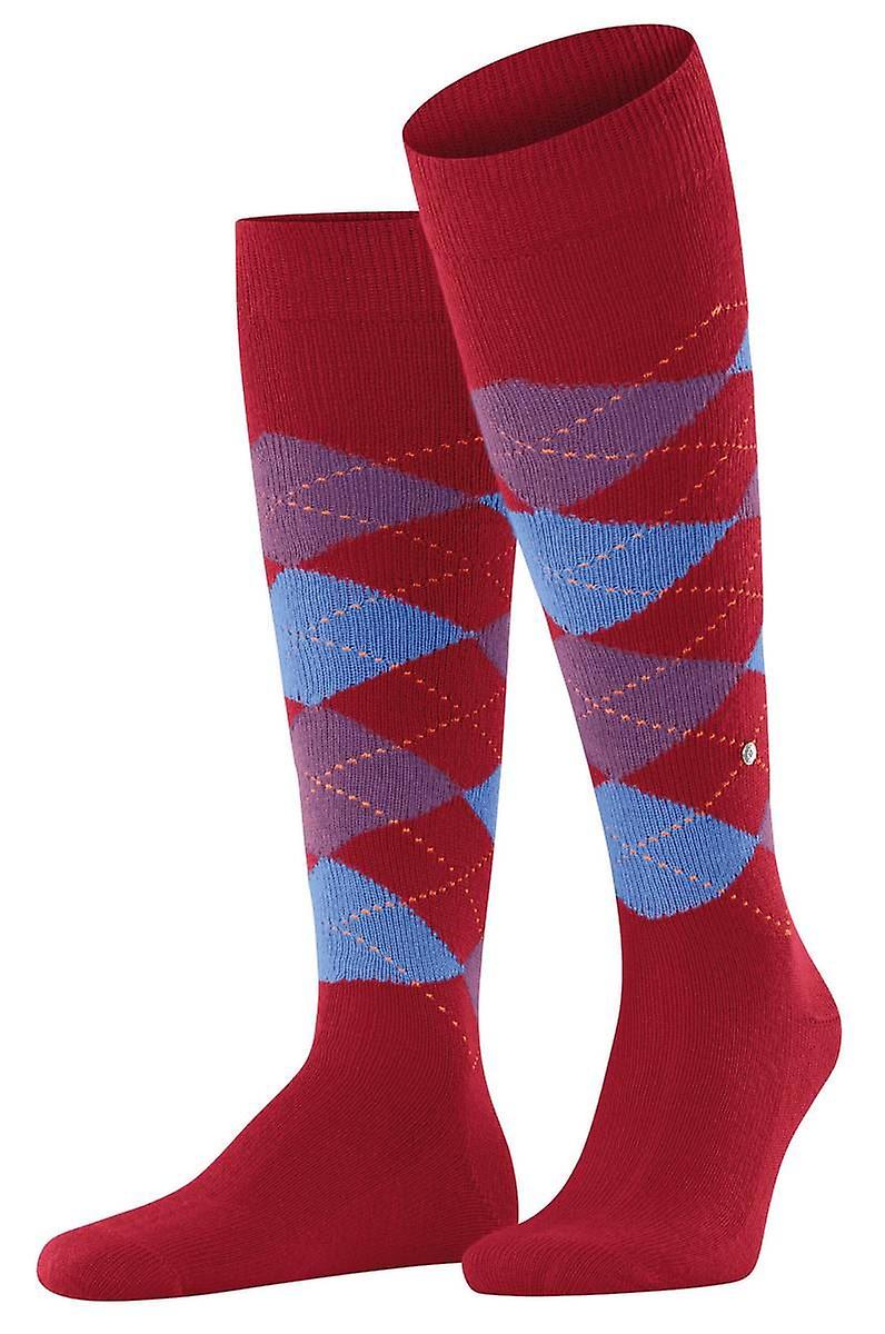 Burlington Preston Knee High Socks - Peony Red