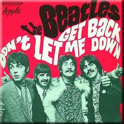 The Beatles Get Back/Don't Let Me Down Fridge Magnet