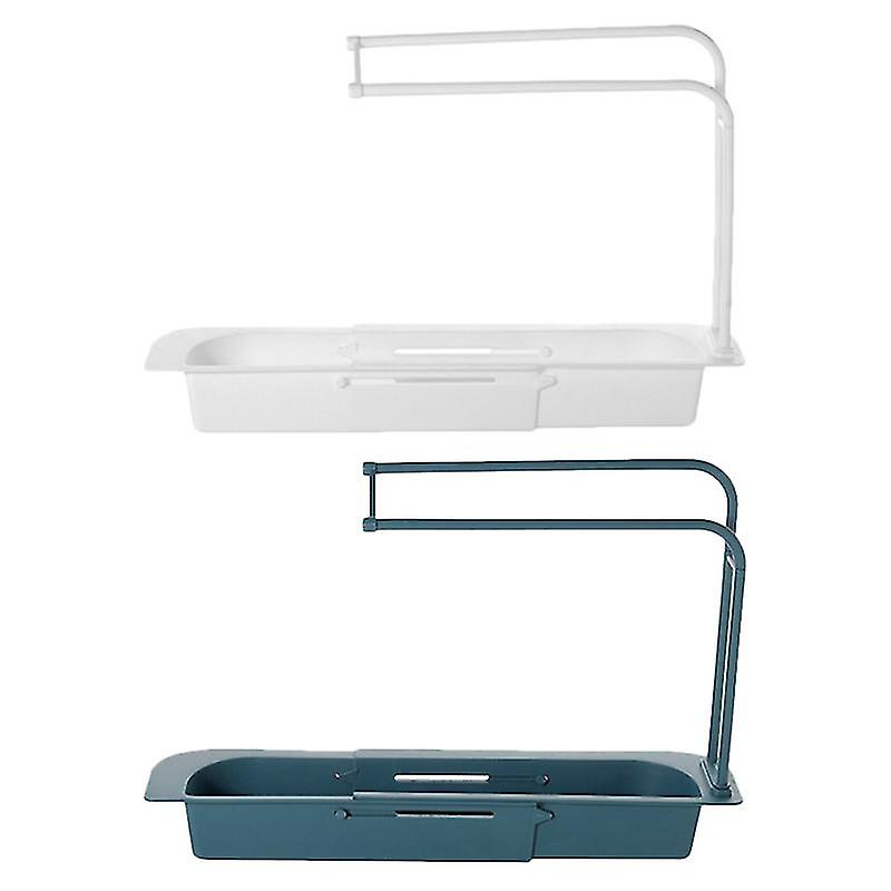 2pcs Telescopic Sink Rack