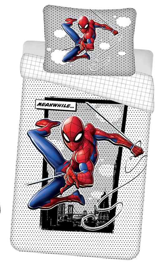 SpiderMan Copripiumino While Glow in the Dark - Singolo - 140 x 200 cm - Cotone
