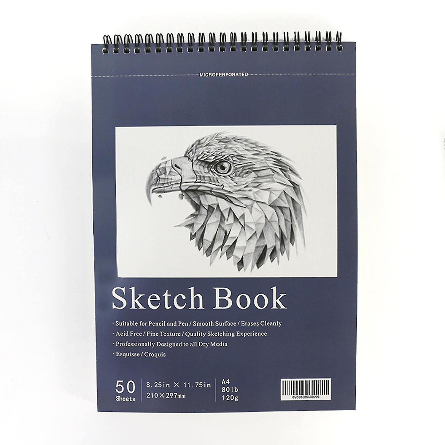 A4/A5 Coils Sketch Book High-Definition Tearable Sketch Notebook for Outdoors