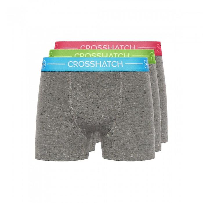 Crosshatch Mens Astral Bright Marl Boxer Shorts (Pack of 3)