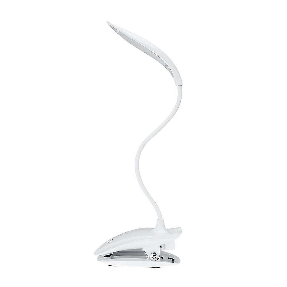 LED Desk Lamp Clamp Gooseneck Clip Light Portable Lightweight for Reading Study Room