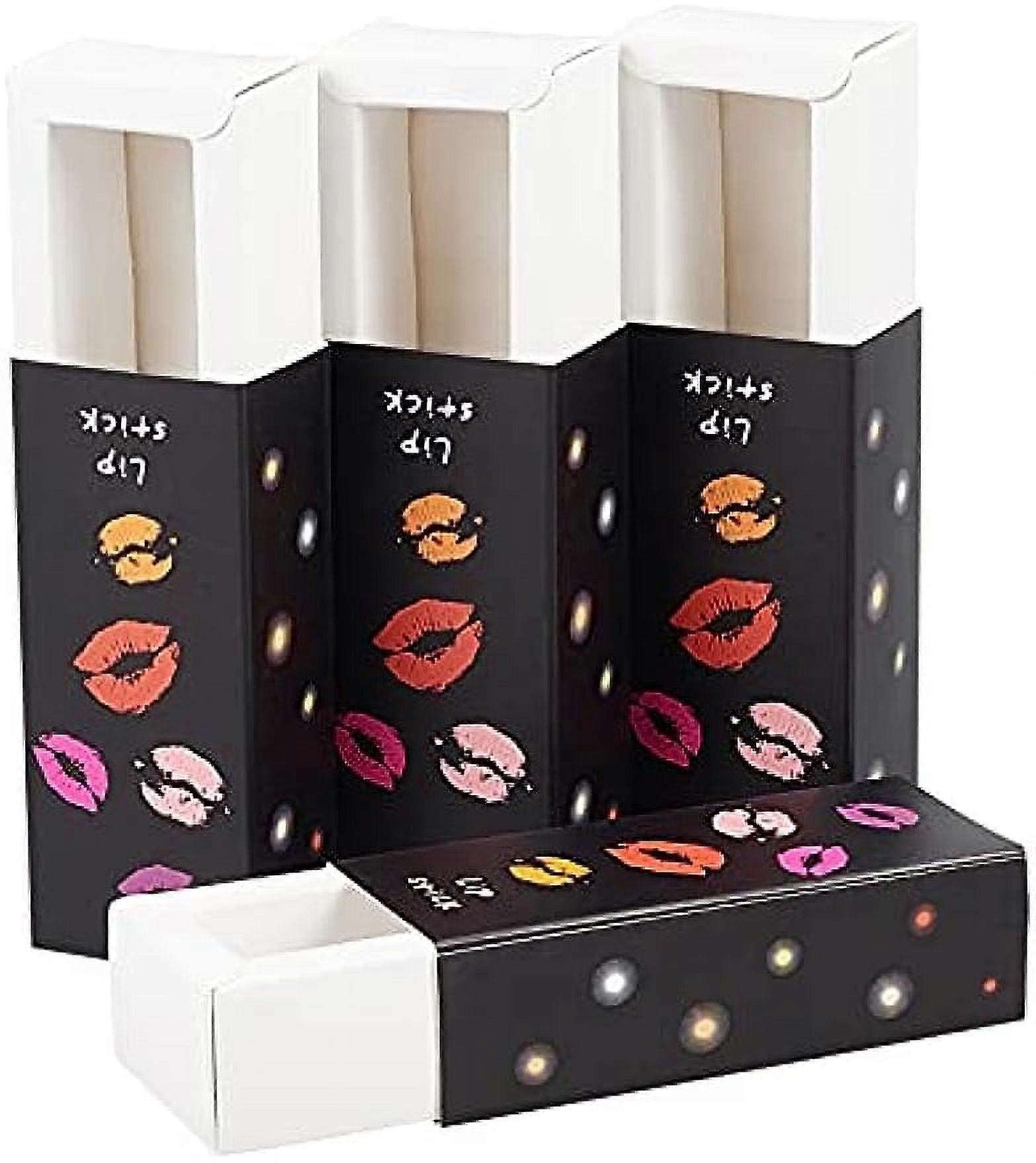 20 Pack Black Lipstick Packaging Boxes Lip Gloss Boxes Essential Oil Bottle Packaging Boxes