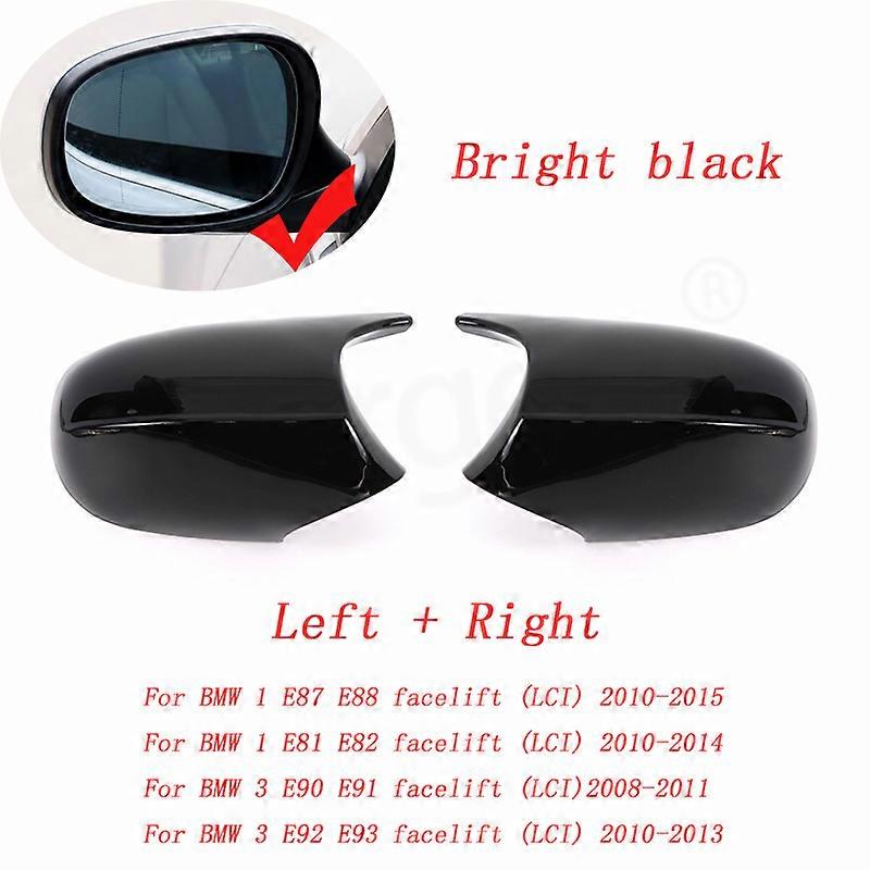 1 pair Rear View Side Case Trim M Style Car Rearview Mirror Caps for BMW E90 E91 2005-2011 E92 E93 2006-2013 E81 E82 E88 E87 E88