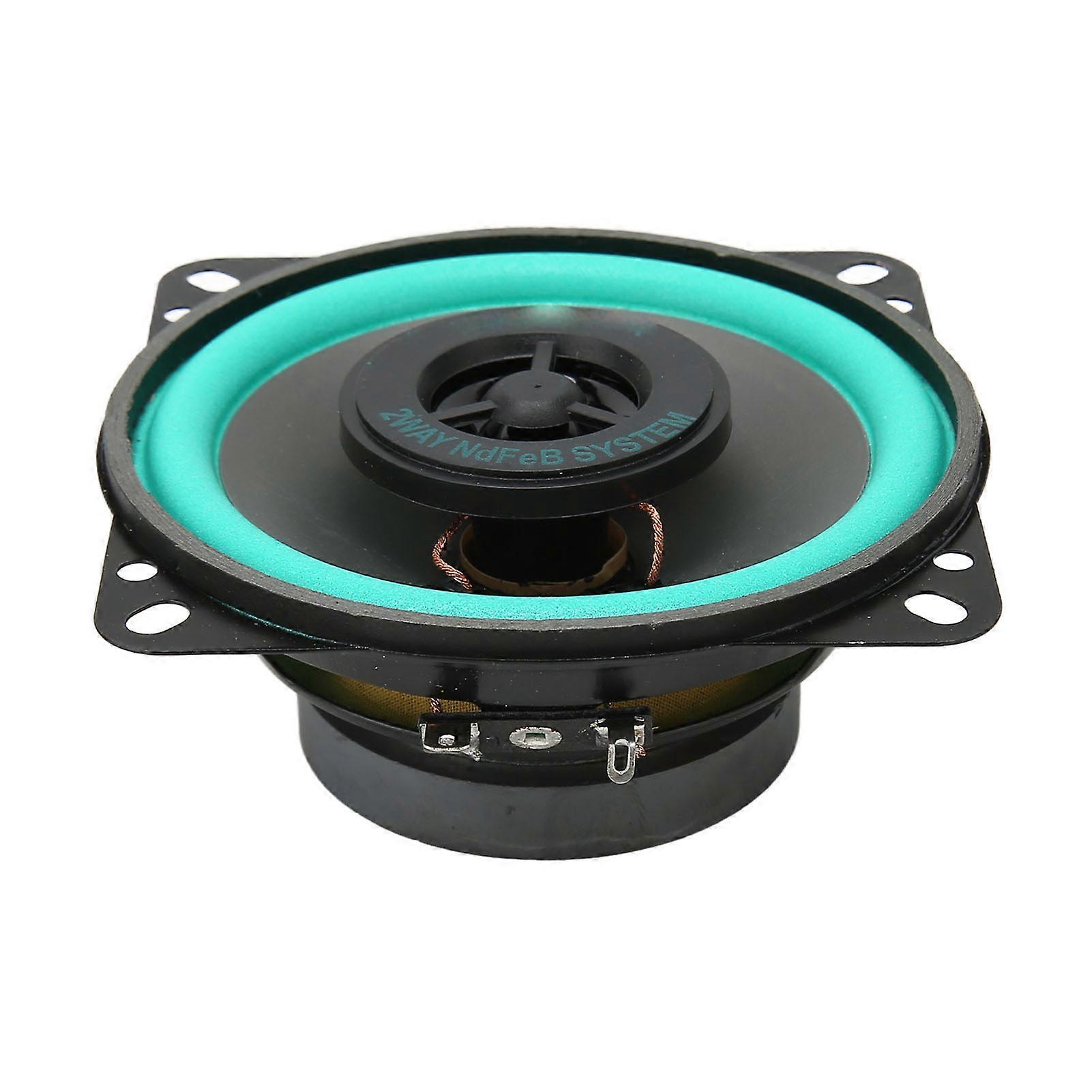 100W Car Speakers 4 Inch Durable Wear Resistant High Fidelity Coaxial Car Loudspeaker for Car Sound Systems NO.5977