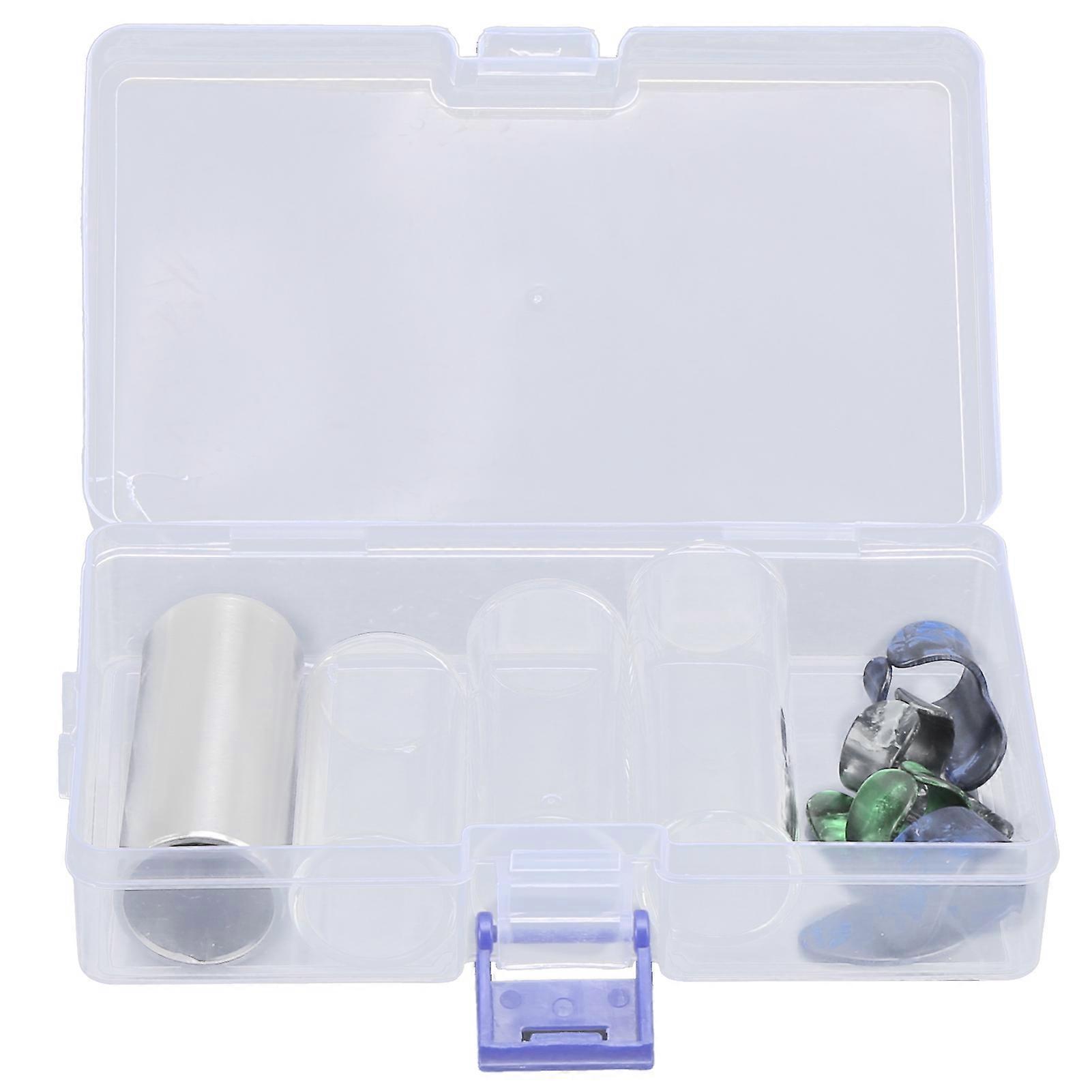 Electric Guitar Slides Set Slide Bar Stick Pipe Block Picks Instrument Accessories