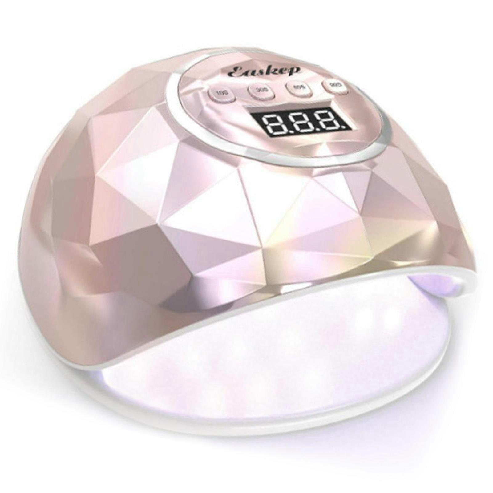 86w Led Nail Lamp 39 Light Chips 4 Gears Timing Automatic Sensor Fast Drying Nail Polish Curling Light (eu Plug 110240v)