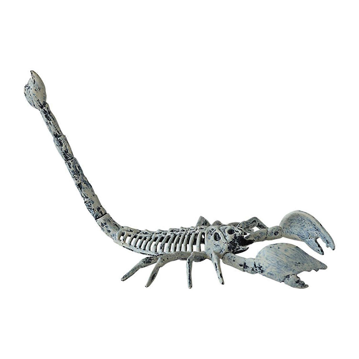 1/4Pcs Halloween Animal Skeleton Decoration Realistic Rat Crow Spider Scorpion Skeleton Figurine