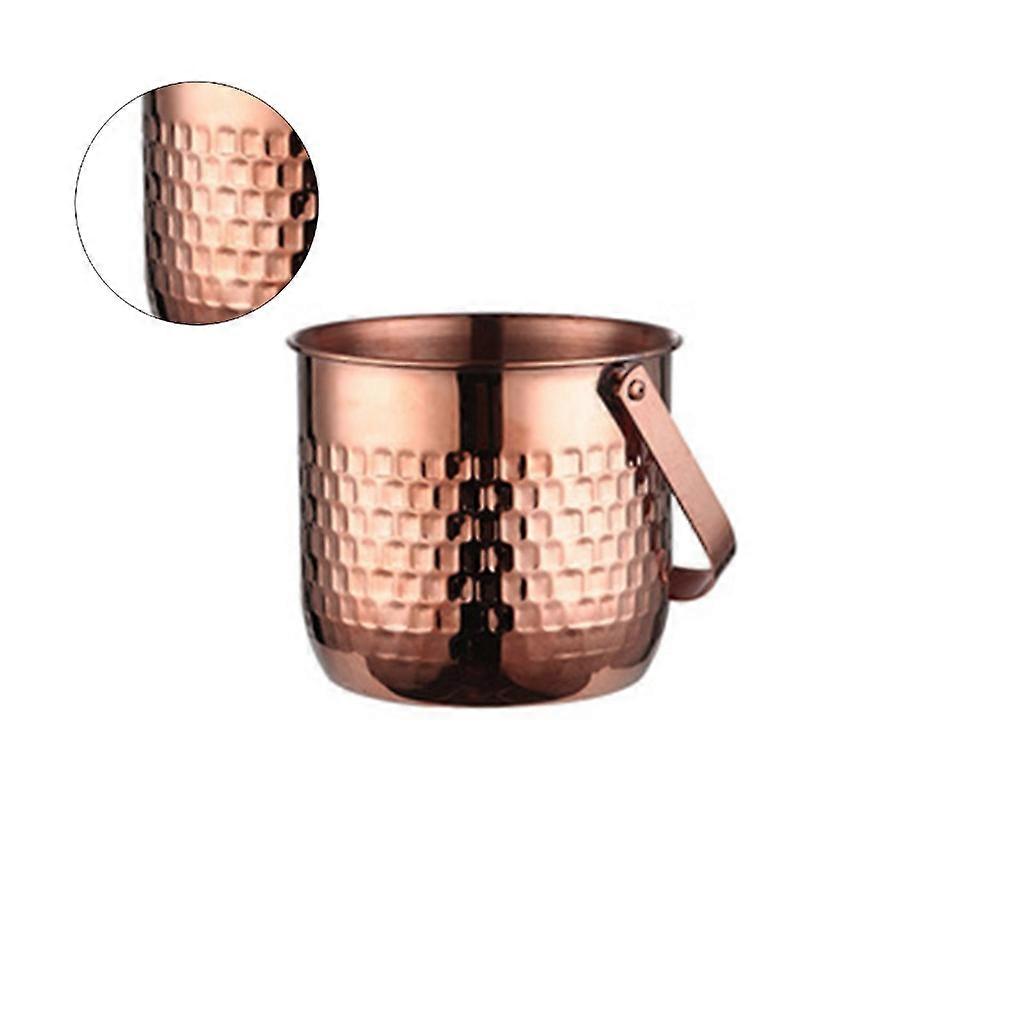 Portable Bucket Ice Coolers Cabinet Wine Beer Ice Cube Container with Handle