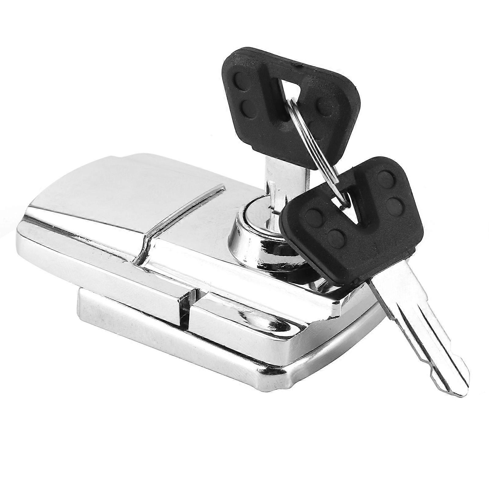 Motorcycle Rear Trunk Lock AntiTheft with 2 Keys Modification Accessories Fit for Big Sheep