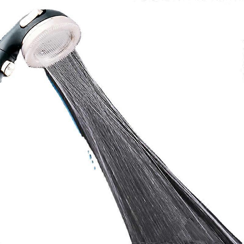 Shower Head Adjustable Handheld Nozzle One-click Water Stop Booster