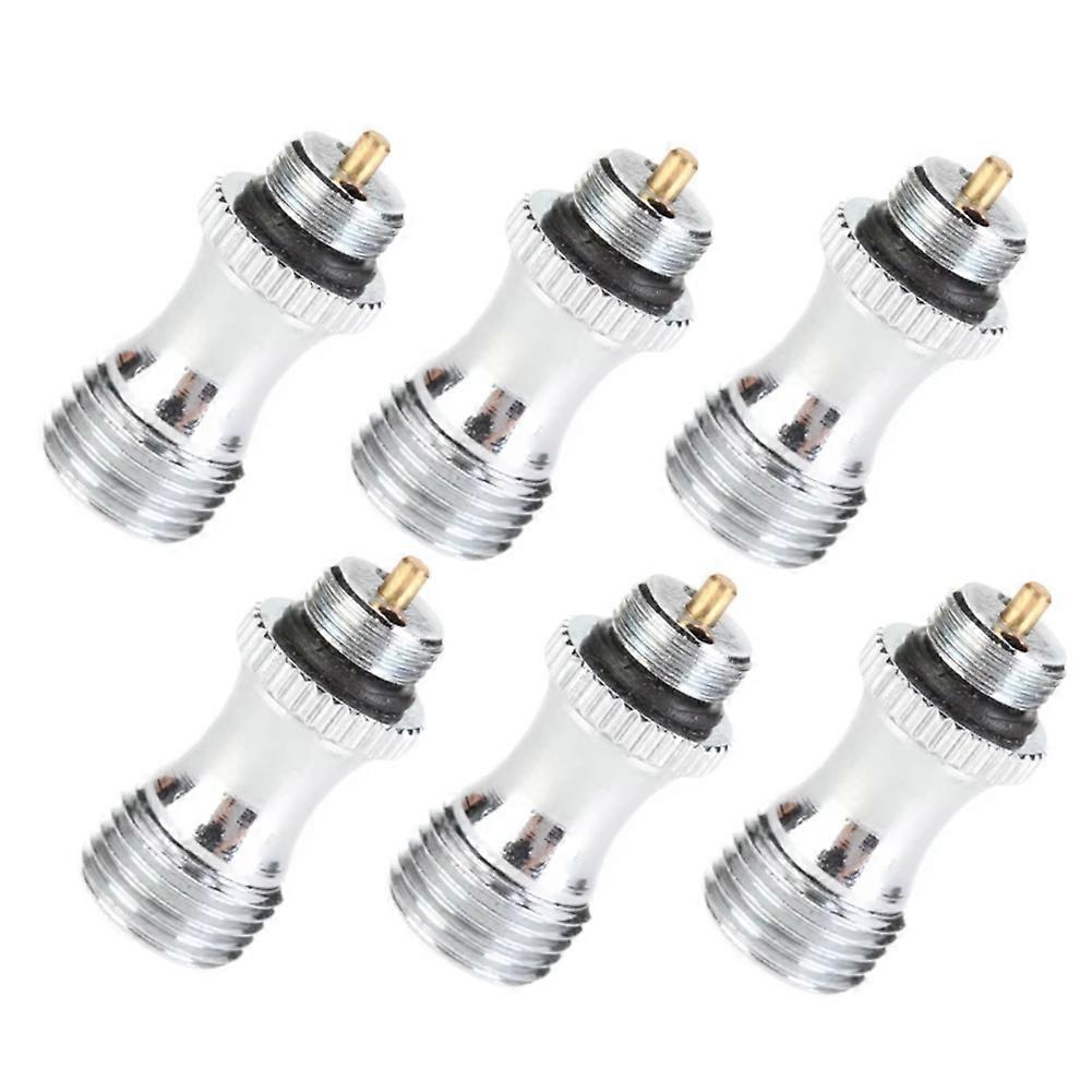 6pcs Stainless Steel Air Valve for Airbrush Paint Spraying Airbrush Machine Part Airbrushing Suppli