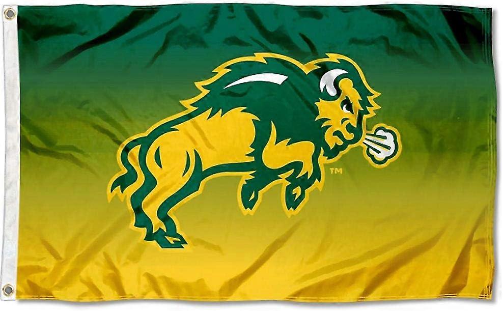 North Dakota State Bison tvåfärgad gradient flagga