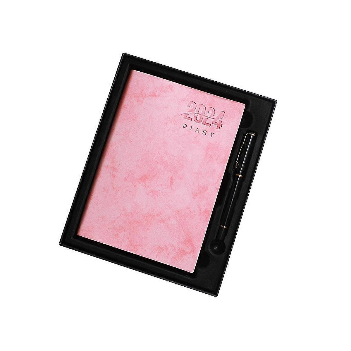 2024 A5 Week To View Diary Full Year Planner Organiser Hardback Cover With Gift Box Set For Christm