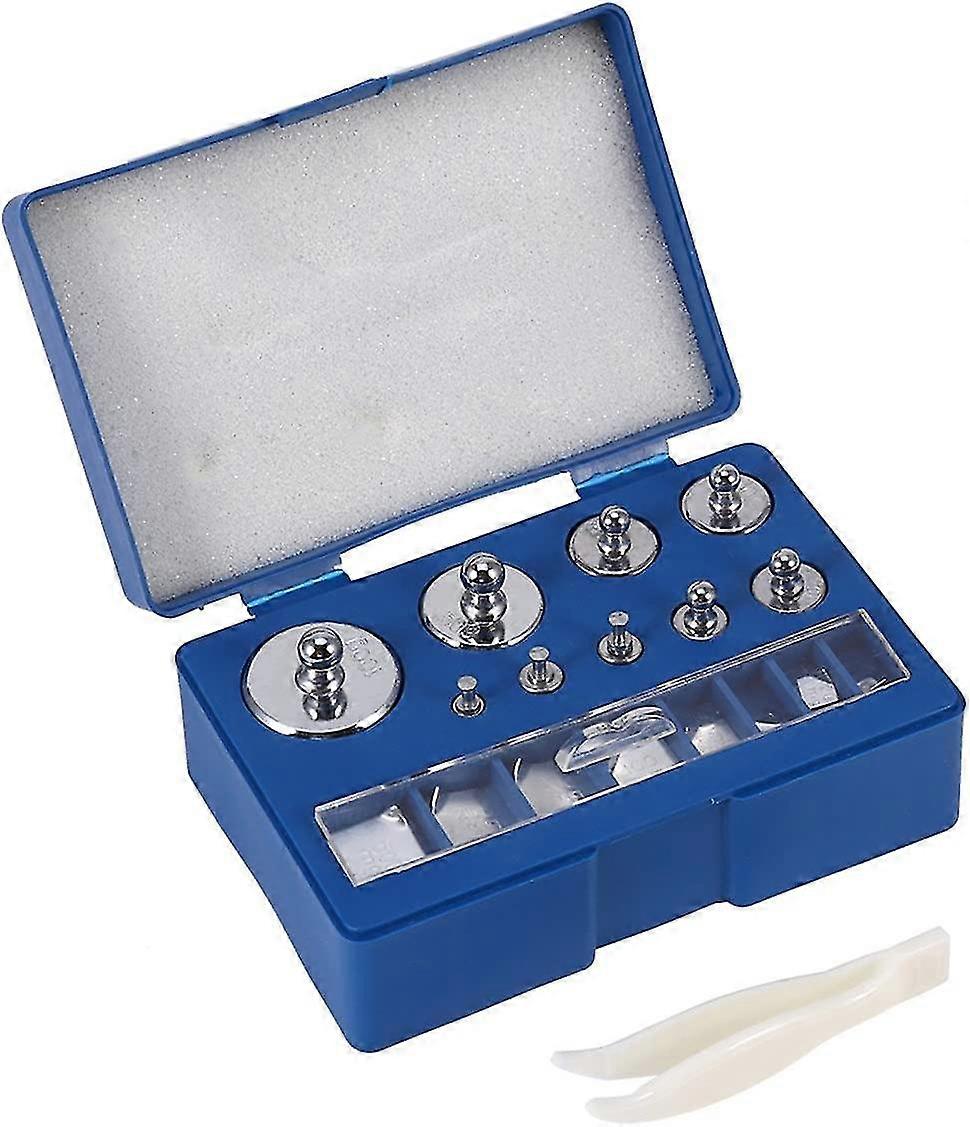 17pcs Precision Weight Calibration Calibration Weight Test Weight 211.1g Grams 10mg-100g