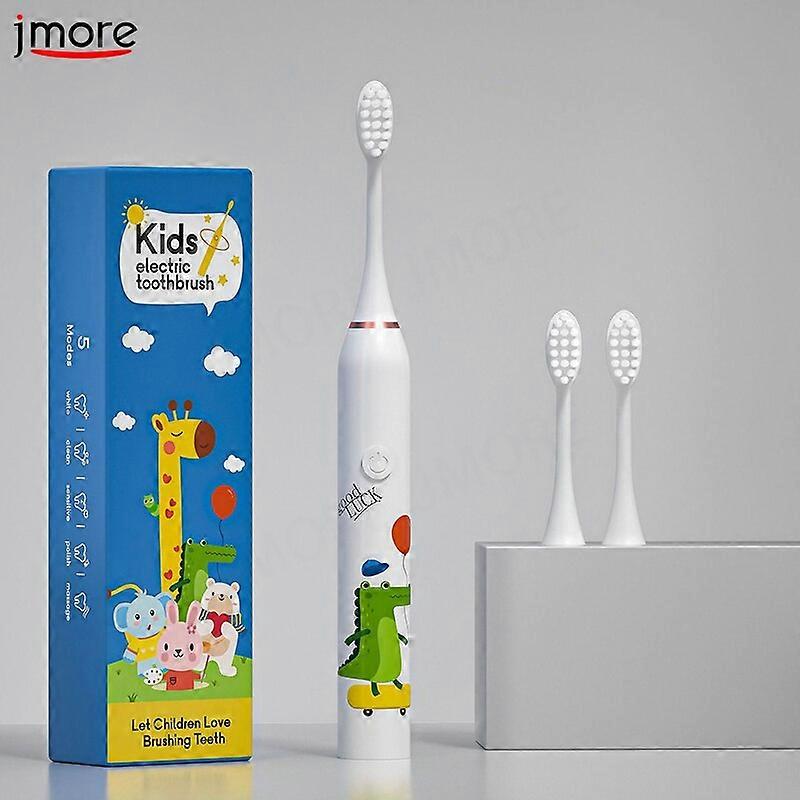 Kid's Electric Sonic Toothbrush Funny Cartoon Pattern Rechargeable Decay Prevention Whitening EB52 Children Electric Toothbrush