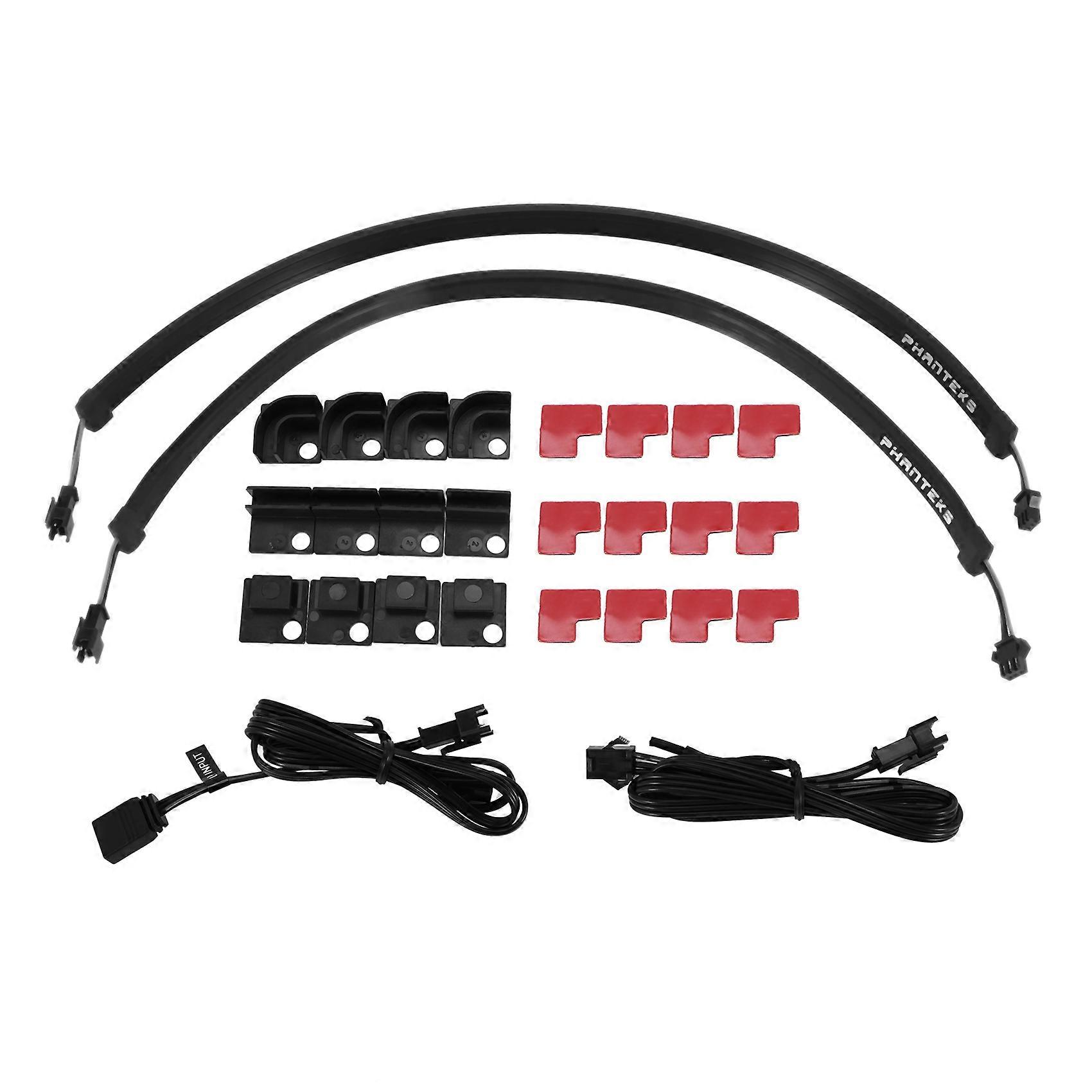 Combo Light Strip ARGB Computer Case Decoration 5V 3PIN Light Header 400mm x 2Pcs