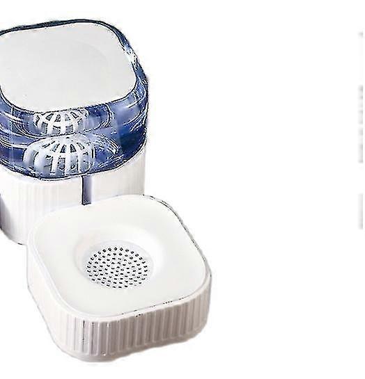 Pet Waterer Three-in-one Automatic Square Water Feeding Cat Bowl Dog Bowl