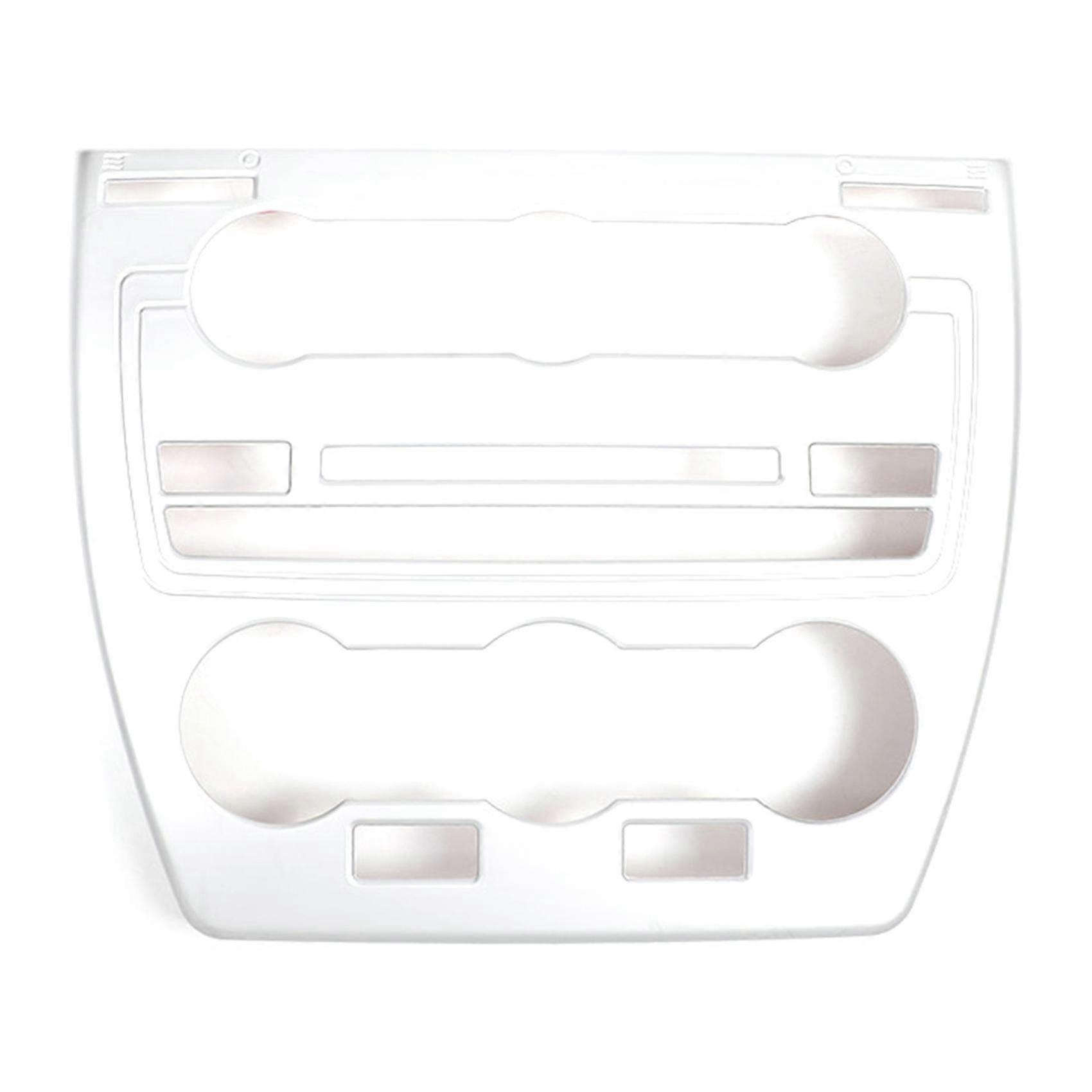 Car Conditioner Model Button Frame Panel Stickers For -2 2013-2015 Silver