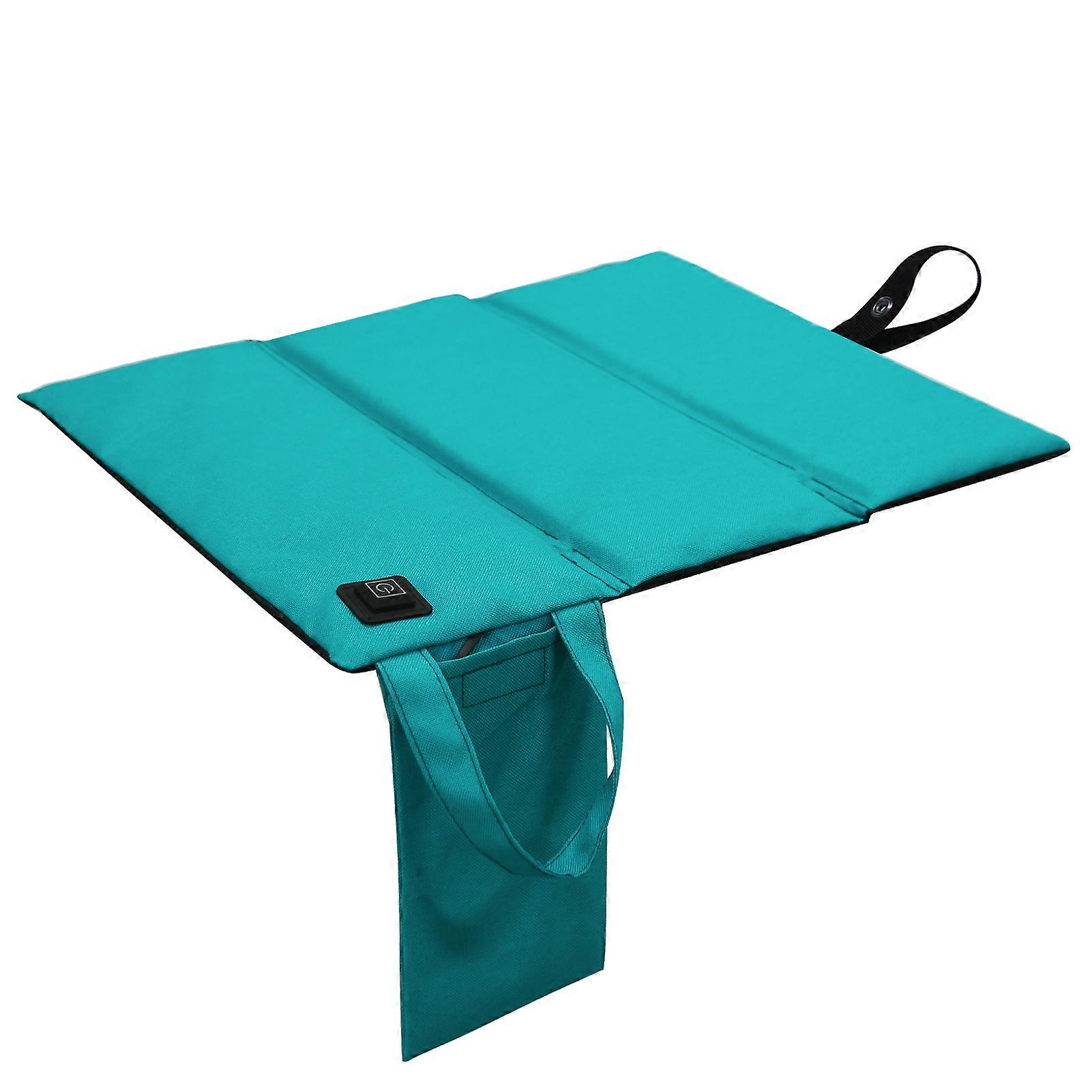 Foldable USB Heated Seats Cover Pads Keep Warm Soft Heating Pad for Office Stadiums Camping