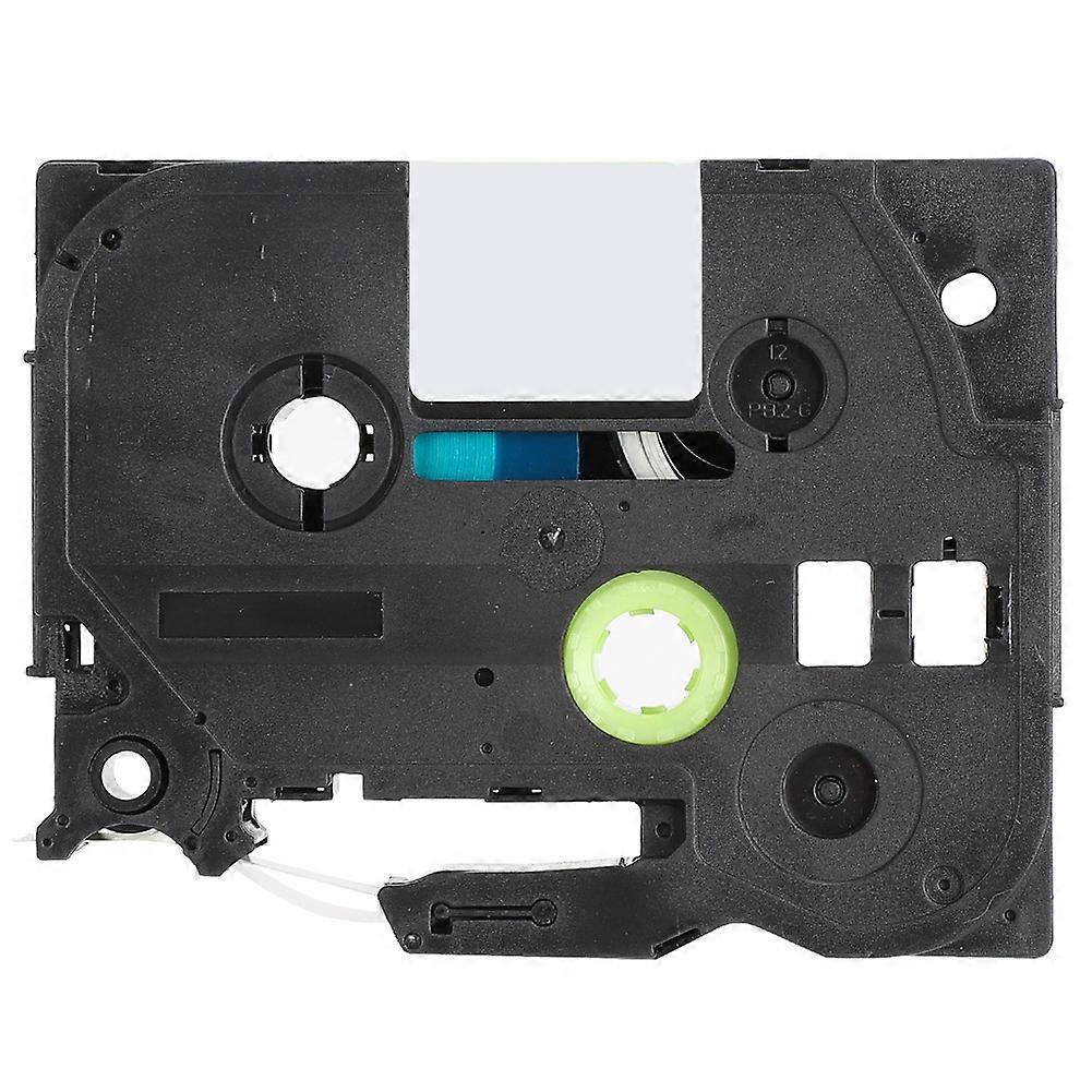 Thermal Printing Tape White‑on‑Green Background 12mm for Brother / TZe Labeling Machine