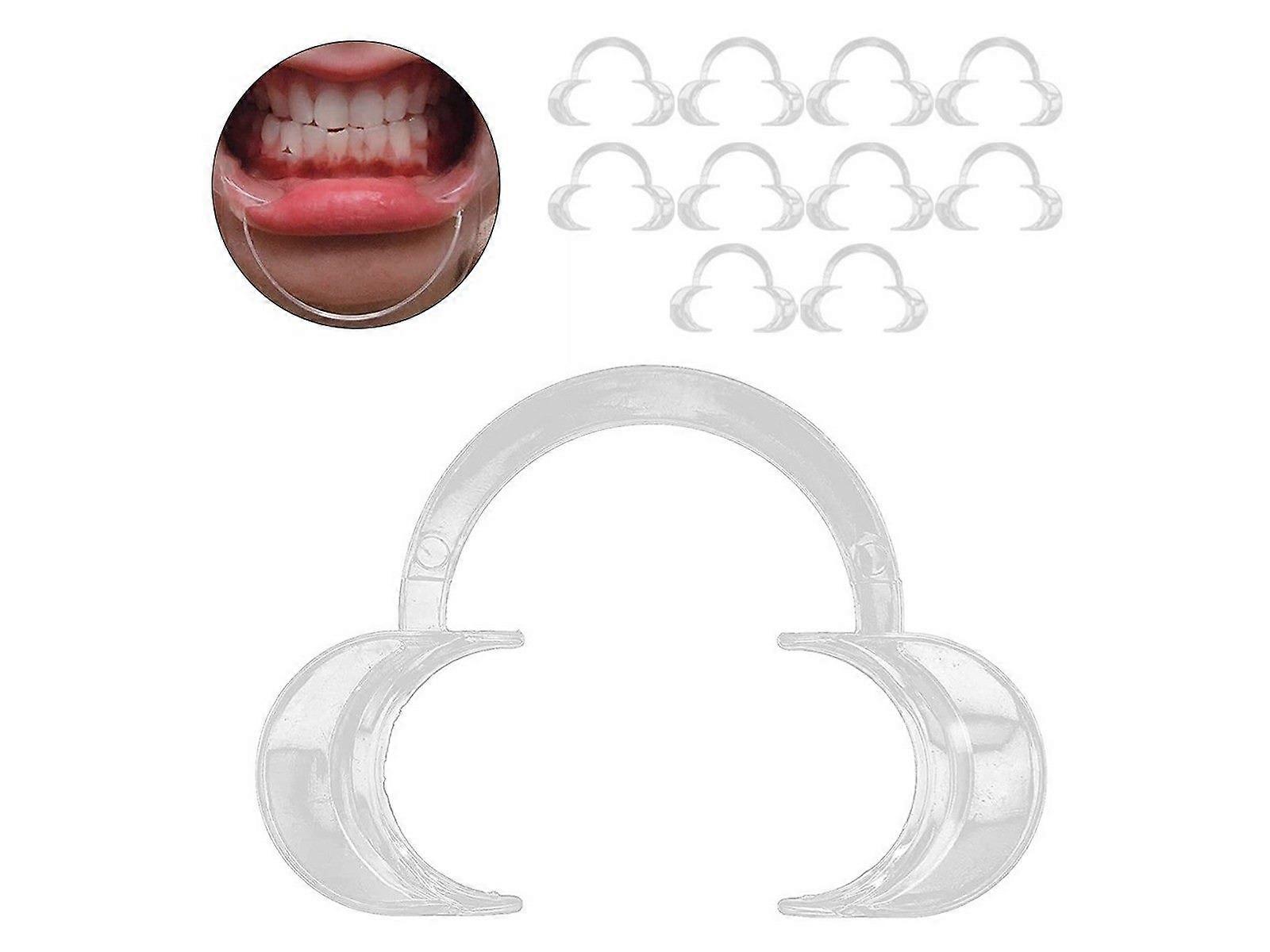 10Pcs C-Shape Disposable Dental Lip Cheek Retractor