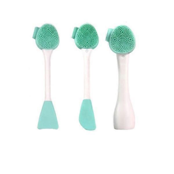 ZK-3-piece set double-sided cleansing exfoliating massage white pink