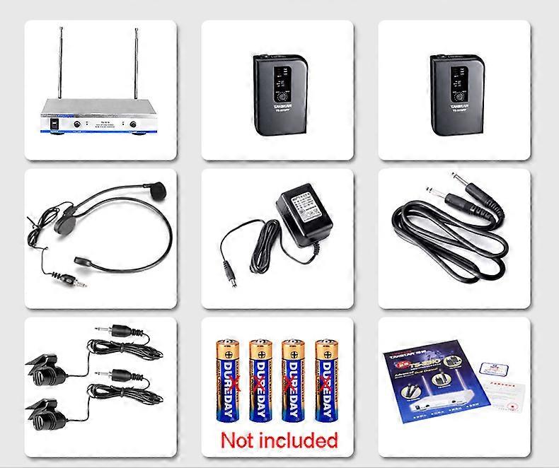 Redkid TAKSTAR TS-3310 Hand-held or collar clip or headset VHF 220-270MHz VHF wireless microphone fo